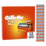 Gillette Fusion 5 Power Lamette da Barba, 12 Ricambi da 5 Lame