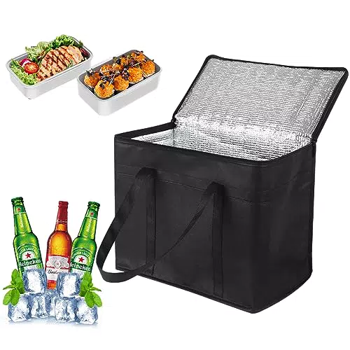Grande Borsa Termica Pieghevole, 41 x 33 x 23cm, 30 Litri