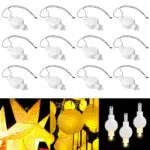 GuKKK 12 Luci a LED per Palloncini, Lucine Led Decorative A Batteria