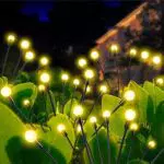 GuKKK 4 Pezzi Luci Solari Esterno, 10 LED Lampade Solari Lucciole per Giardino