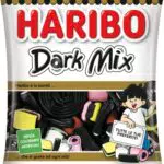 Haribo Dark Mix, Caramelle Gommose Miste, Gusto Liquirizia