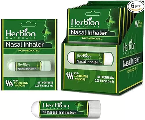 Herbion Naturals Inalatore Nasale, 0, 05 Fl Oz - Nasale - Mentolo