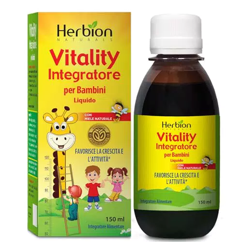 Herbion Naturals Sciroppo integratore di vitalità per bambini