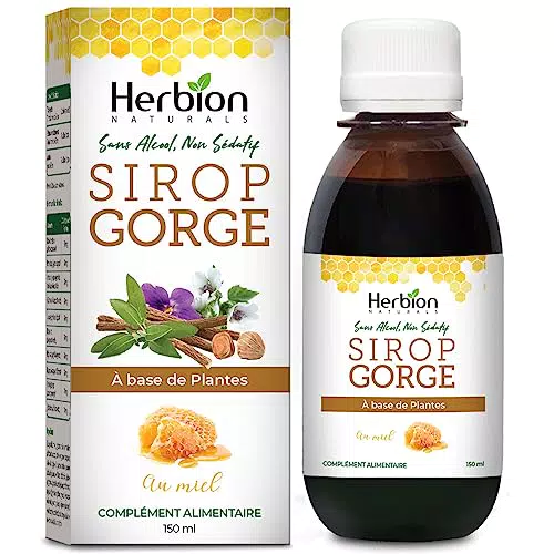 Herbion Naturals Sciroppo per la Tosse con Miele El Jarabe Para La Tos Con Naturalmente Gustoso Lenisce la Gola