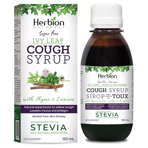 Herbion Sciroppo naturale per la tosse al timo, 150 ml - Attentif naturel allevia la tosse