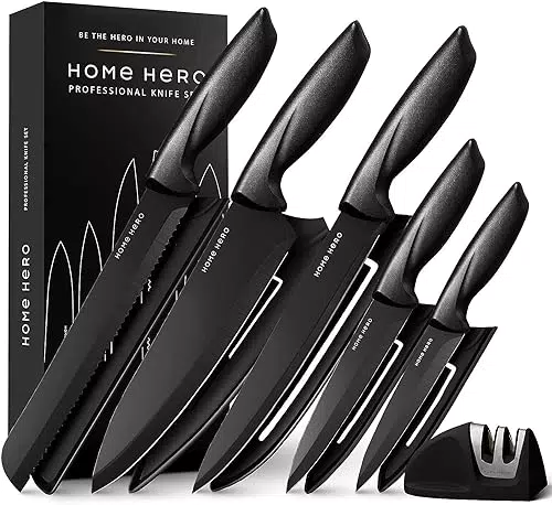 Home Hero Ultra Nitido da Coltelli Cucina Inox - Set Coltelli da Cucina Professionali