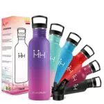 HoneyHolly Borraccia Acciaio Inox, Borraccia - 750ML - Non Isolata Borraccia Acciaio