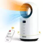 iDOO Stufa Elettrica Basso Consumo, Ceramica Termoventilatore 1500W