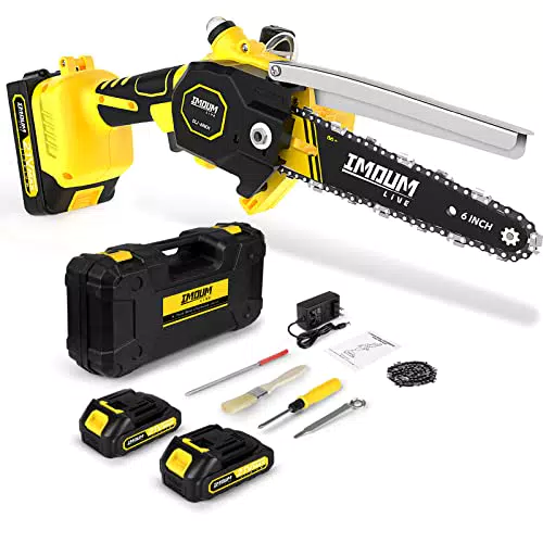 IMOUMLIVE Mini Motosega a Batteria