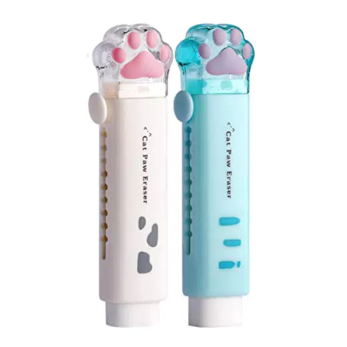 IUDWCG 2 Pcs Gomma a zampa di gatto per bambini, simpatica gomma a zampa di gatto