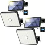 KERNOWO Lampada solare per esterni, 54 LED lampada solare da esterno con sensore di movimento