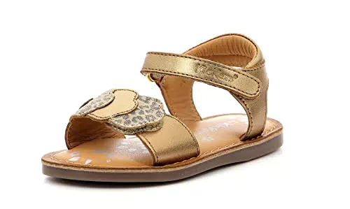 Kickers Dyastar, Sandali Bambina, Bronzo Leopardato