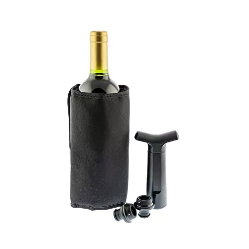 Koala Spain Set Wine Saver, 1 Manicotto Raffreddatore per Vino