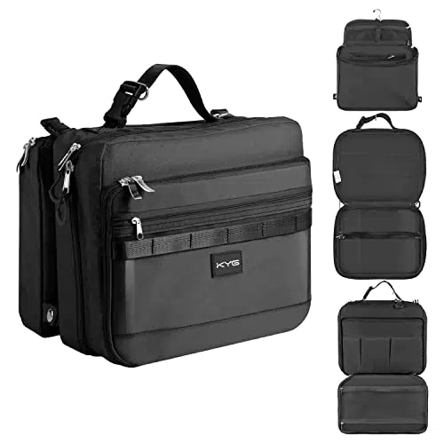 KYG Beauty Case da Viaggio impermeabile, nero