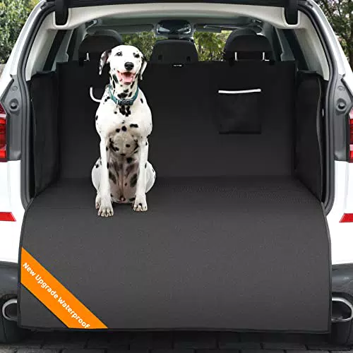 KYG telo auto per cani impermeabile, nero