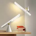 Lampada Da Tavolo Ricaricabile USB enza fili, Dimmerabile Touch Lampada da Scrivania a LED Magnetica