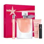 Lancome La vie est Belle Set 100 ml Eau de Parfum + 50 ml BL+10 ml Spray da viaggio + Hypnose 01 Mascara