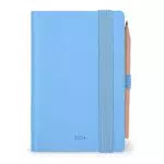 Legami - Agenda Bigiornaliera Mini CRYSTAL BLUE, 12 Mesi