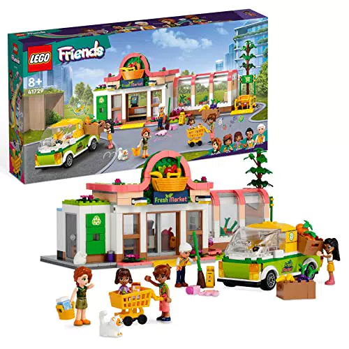 LEGO 41729 Friends Negozio di Alimentari Biologici, Supermercato Giocattolo
