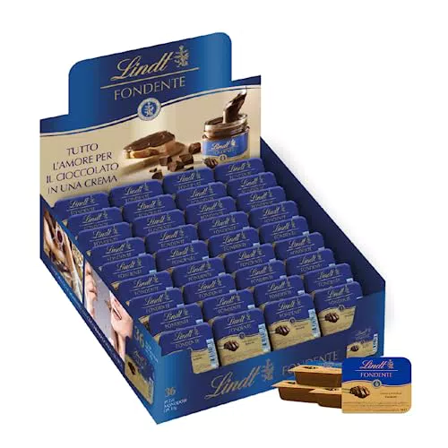 Lindt Crema Spalmabile al Cioccolato Fondente, 36 monoporzioni
