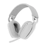 Logitech Zone Vibe 100 Cuffie Wireless Over-Ear Leggere con Microfono, Bianco