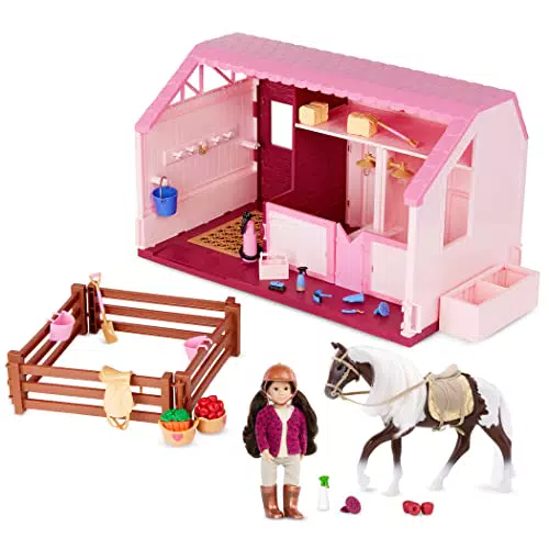 Lori Barn & Horse Set with Philippa, Colore, LO37084C1Z