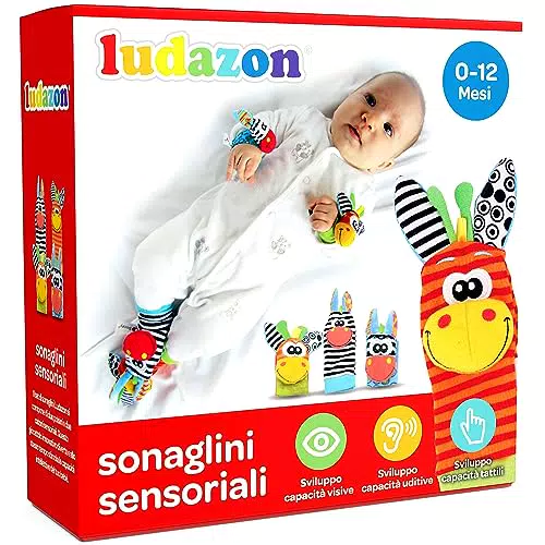 LUDAZON Sonaglini Sensoriali per lo sviluppo delle capacità intellettive