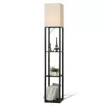 Lumiup Lampada da Scrivania, 3 Strati Lampada da Terra MetalloBase E27 Piantana Lampada da Terra 1