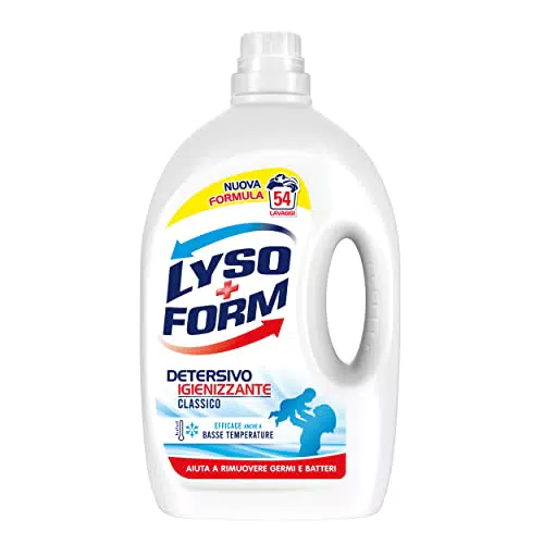 Lysoform, Detersivo liquido lavatrice igienizzante classico, 54 lavaggi