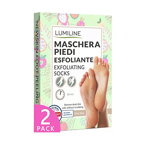 Maschera piedi esfoliante, 2 paia (fino alla taglia 43)