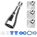 MengQiLe Aeratore Rubinetto Kit, Rubinetto da Cucina Testa a Spruzzo