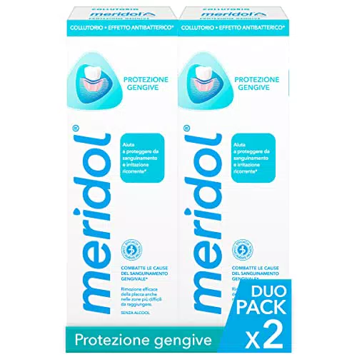 meridol Collutorio Protezione Gengive I 2 Confezioni da 400ml