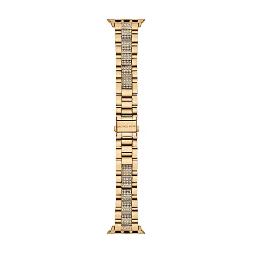 Michael Kors Bracciale compatibile con Apple Watch, 38/40/41 mm 18 mm oro