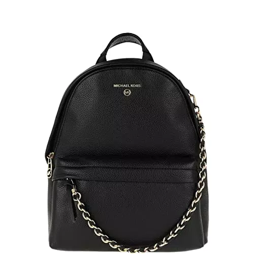 Michael Kors MD Backpack, Zaino Donna, Black, Unica