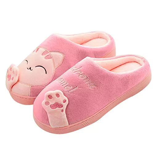 Mishansha Donna Pantofole Camera da Letto Morbide Antiscivolo Scarpe da Casa Inverno Donne Interno Morbido Caldo Scarpe Rosa