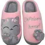 Mishansha Pantofole Donna Uomo Pantofola di Cartone Animato Peluche Ciabatte da Casa Scarpe per Inverno Autunno - Calde Leggere Morbide Comode e Antiscivolo
