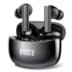 MPWHYL NT18-BLACK Cuffie Bluetooth, Auricolari Senza Fili con led