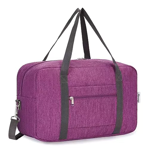 Narwey Bagaglio a Mano 40x20x25 Ryanair Borsone da Viaggio Pieghevole Borsa da Cabina Borsa Aereo Borsa Palestra Borsa per Weekend 20L Con Tracolla