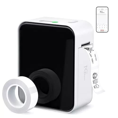 NGTeco Mini Etichettatrice Bluetooth, stampante termica senza fili portatile