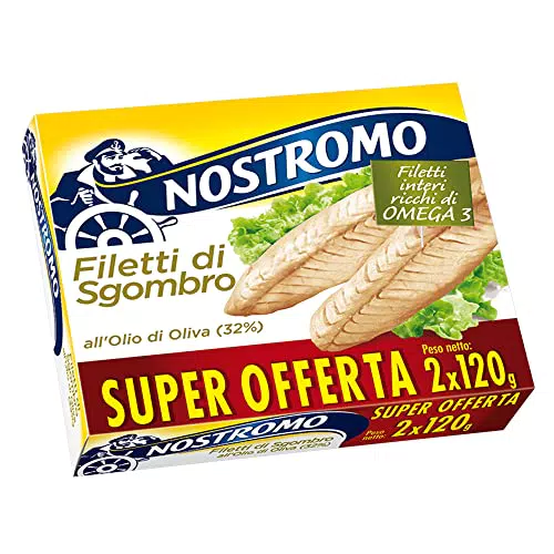 Nostromo - Filetti di Sgombro interi all'olio di oliva
