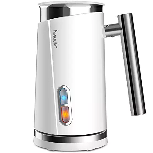 NWOUIIAY Montalatte Elettrico automatico 3 in 1 Schiumalatte elettrico 500W 300ml freddo facile da pulire per latte