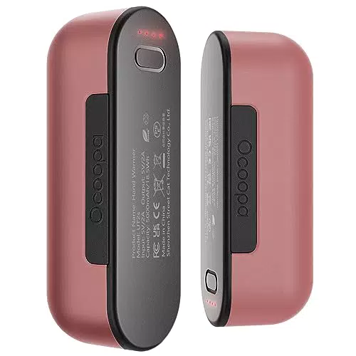 OCOOPA Scaldamani Ricaricabile, 2 * 5000mAh Scaldamani Magnetico Diviso