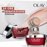 OLAY Crema Viso Antirughe, Siero Viso Antirughe, Idea Regalo Cofanetto Total Effects 7in1