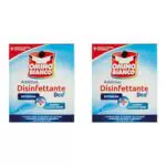 Omino Bianco - Additivo Lavatrice Disinfettante in Polvere per Bucato, 450 g (Confezione da 2)
