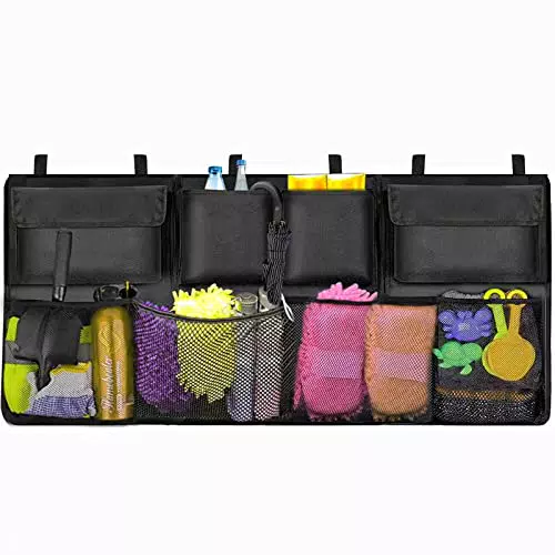 Organizer Bagagliaio Auto, Organizer Portabagagli Pieghevoli Auto con Borse di Stoccaggio di Grande Capacità