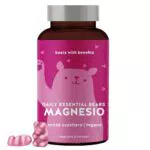Bears with Benefits Orsetti gommosi al magnesio vegane senza zucchero, 45 pezzi