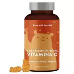 Orsetti gommosi alla vitamina C - rinforzo del sistema immunitario con 250 mg di acido ascorbico per dose - 45 pezzi - Gommine vitaminiche vegane senza zucchero - Bears with Benefits