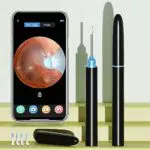 Otoscopio auricolare, videocamera auricolare, kit di videocamera per la rimozione del cerume 1080P HD con 6 luci LED
