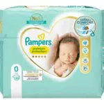 Pampers Premium Protection taglia 0, 22 pannolini, 3 kg