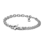 Pandora Bracciale Tennis con Pietra Rossa